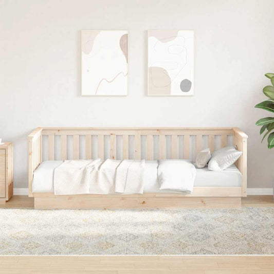 Lettino da giorno senza Materasso 90x200 cm in Legno Massello di Pino | homemem39