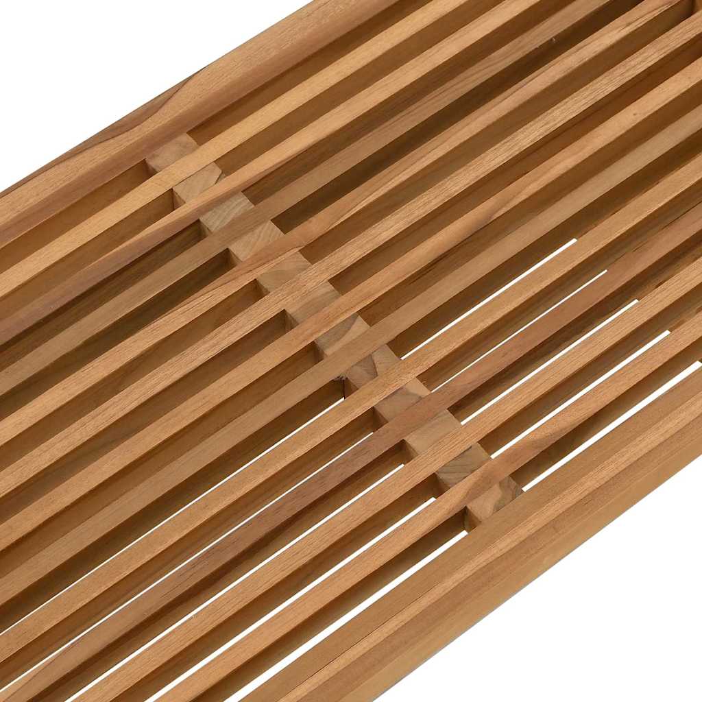 Tavolo Laterale da Giardino Marrone 70 x 37.5 x 35.5 cm