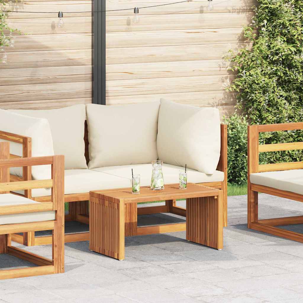 Tavolo Laterale da Giardino Marrone 70 x 37.5 x 35.5 cm