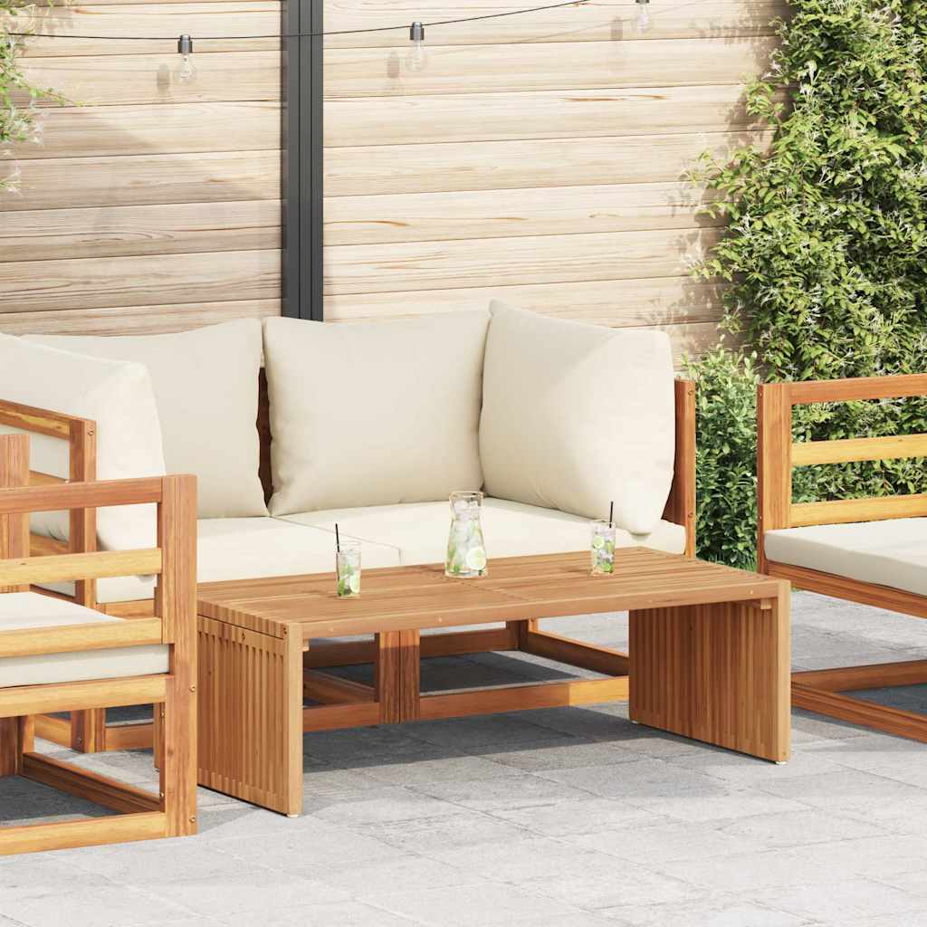 Tavolo Laterale da Giardino Marrone 110 x 55 x 35.5 cm