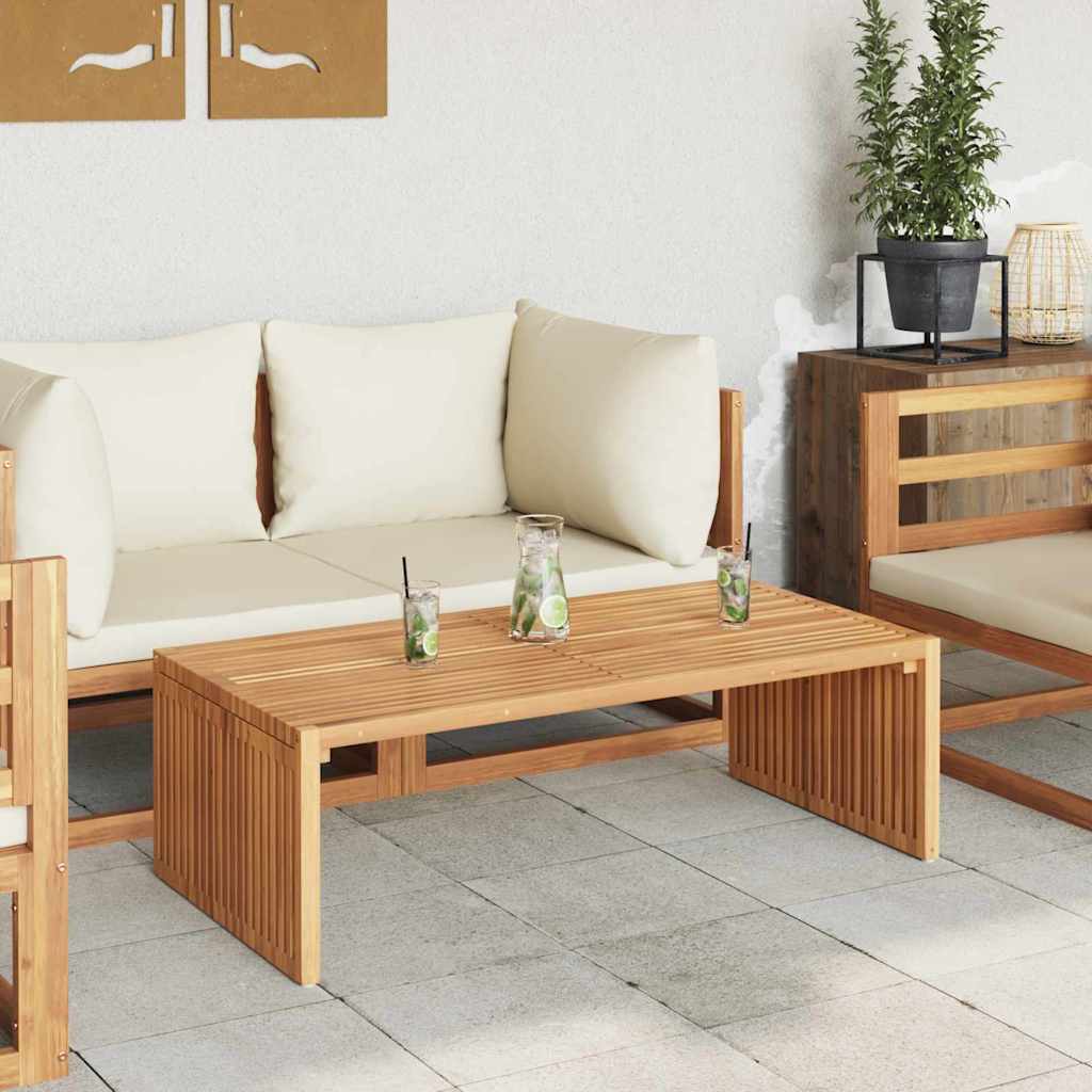 Tavolo Laterale da Giardino Marrone 110 x 55 x 35.5 cm