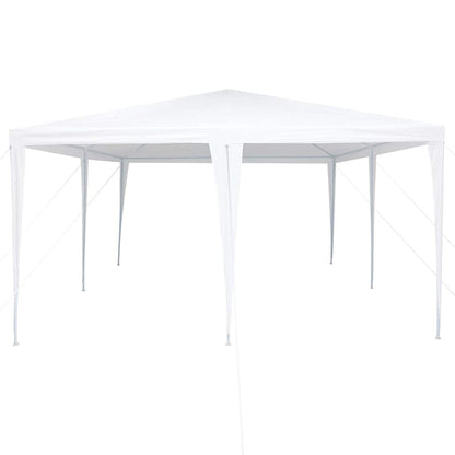 Tenda Party Bianco 400 x 400 x 266 cm Polietilene e Acciaio | homemem39