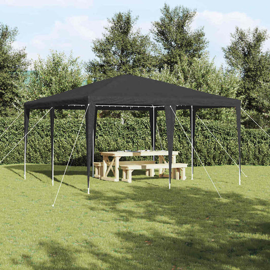 Tenda Party Antracite 400 x 400 x 266 cm Polietilene e Acciaio | homemem39
