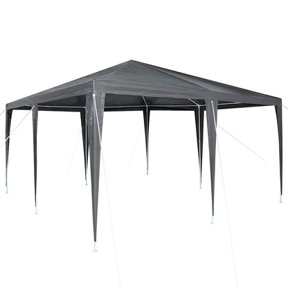 Tenda Party Antracite 400 x 400 x 266 cm Polietilene e Acciaio | homemem39