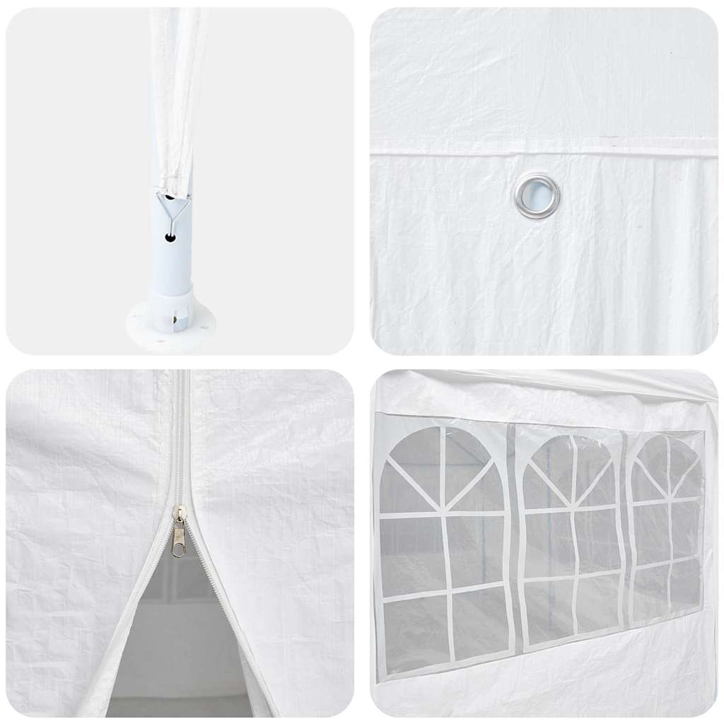 Tenda Party Bianco 400 x 400 x 266 cm Polietilene | homemem39