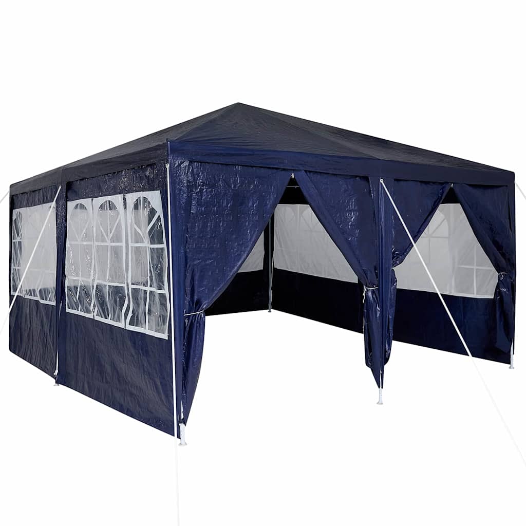 Tenda Party Blu 400 x 400 x 266 cm Polietilene | homemem39