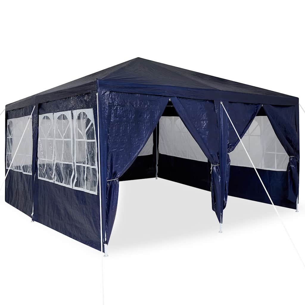 Tenda Party Blu 400 x 400 x 266 cm Polietilene | homemem39