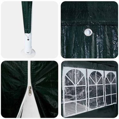Tenda Party Verde 400 x 400 x 266 cm Polietilene | homemem39