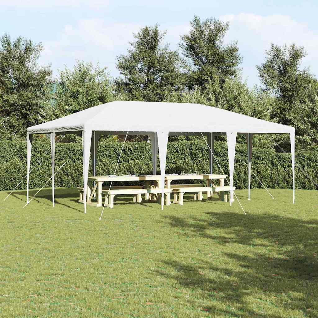 Tenda Party Bianco 600 x 400 x 266 cm Polietilene e Acciaio | homemem39