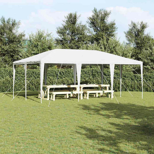 Tenda Party Bianco 600 x 400 x 266 cm Polietilene e Acciaio | homemem39