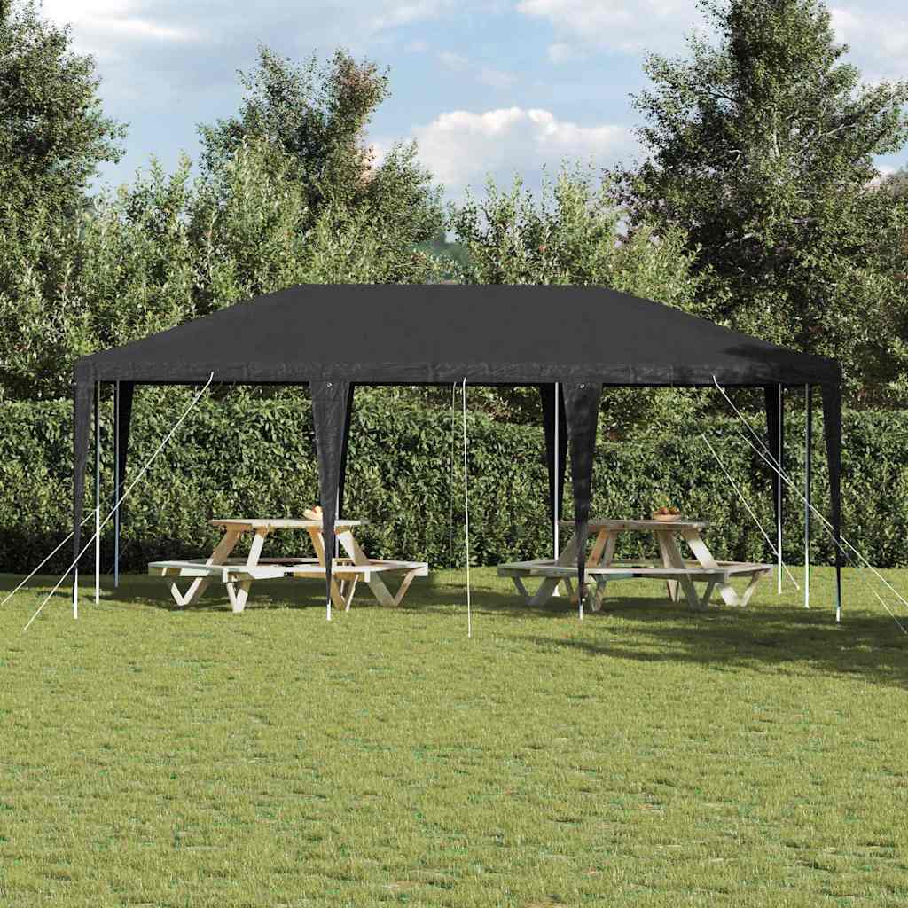 Tenda Party Antracite 600 x 400 x 266 cm Polietilene e Acciaio | homemem39