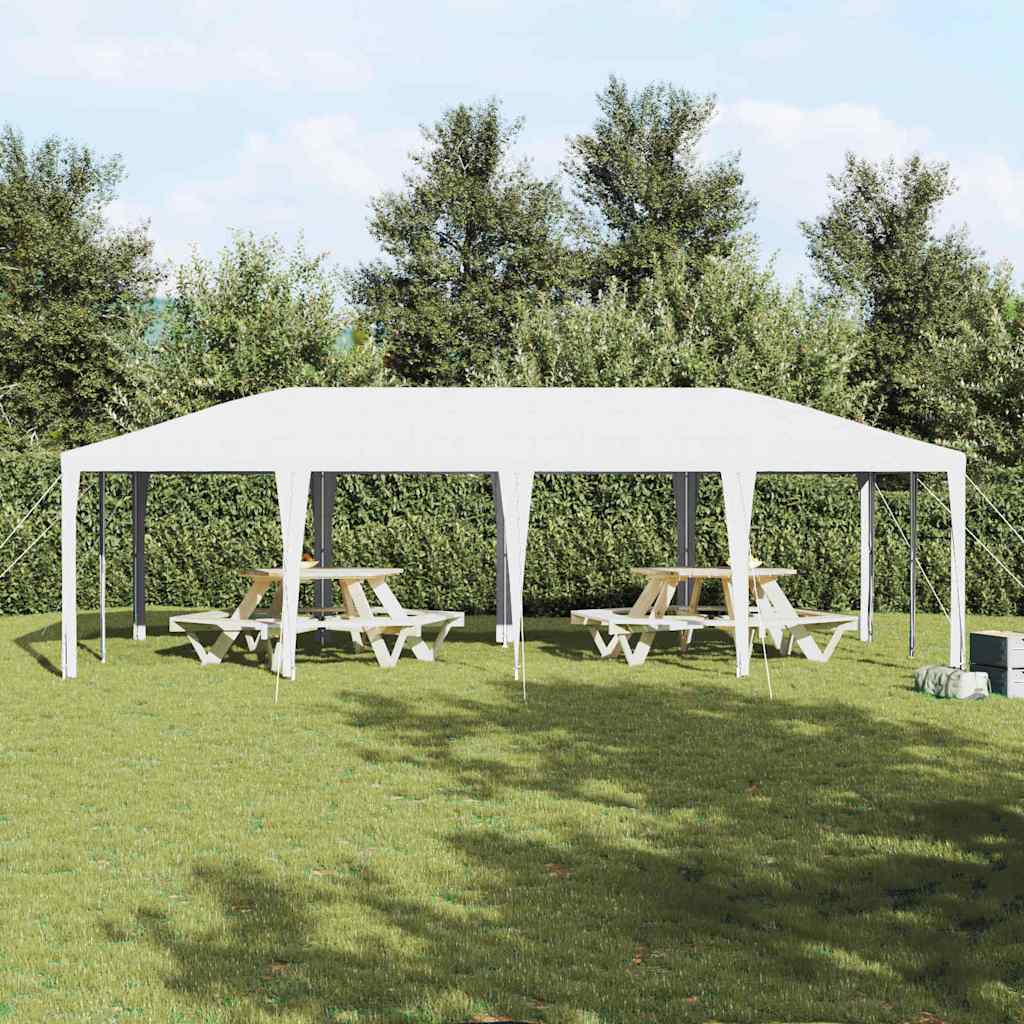 Tenda Party Bianco 800 x 400 x 266 cm Polietilene e Acciaio | homemem39