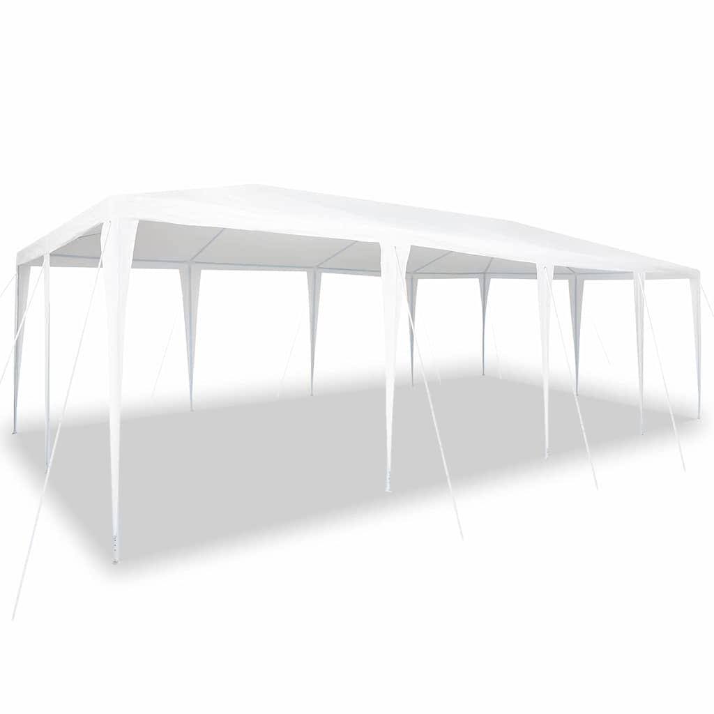 Tenda Party Bianco 800 x 400 x 266 cm Polietilene e Acciaio | homemem39