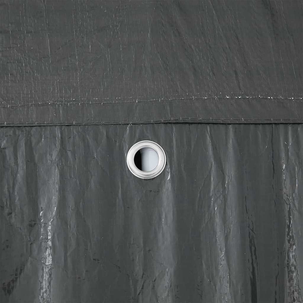 Tenda Party Antracite 800 x 400 x 266 cm Polietilene e Acciaio | homemem39