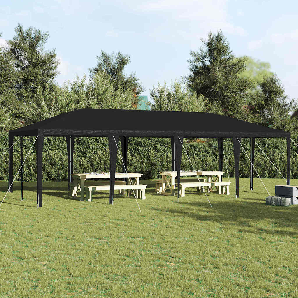 Tenda Party Antracite 800 x 400 x 266 cm Polietilene e Acciaio | homemem39