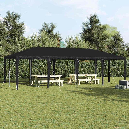 Tenda Party Antracite 800 x 400 x 266 cm Polietilene e Acciaio | homemem39