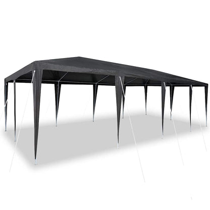 Tenda Party Antracite 800 x 400 x 266 cm Polietilene e Acciaio | homemem39