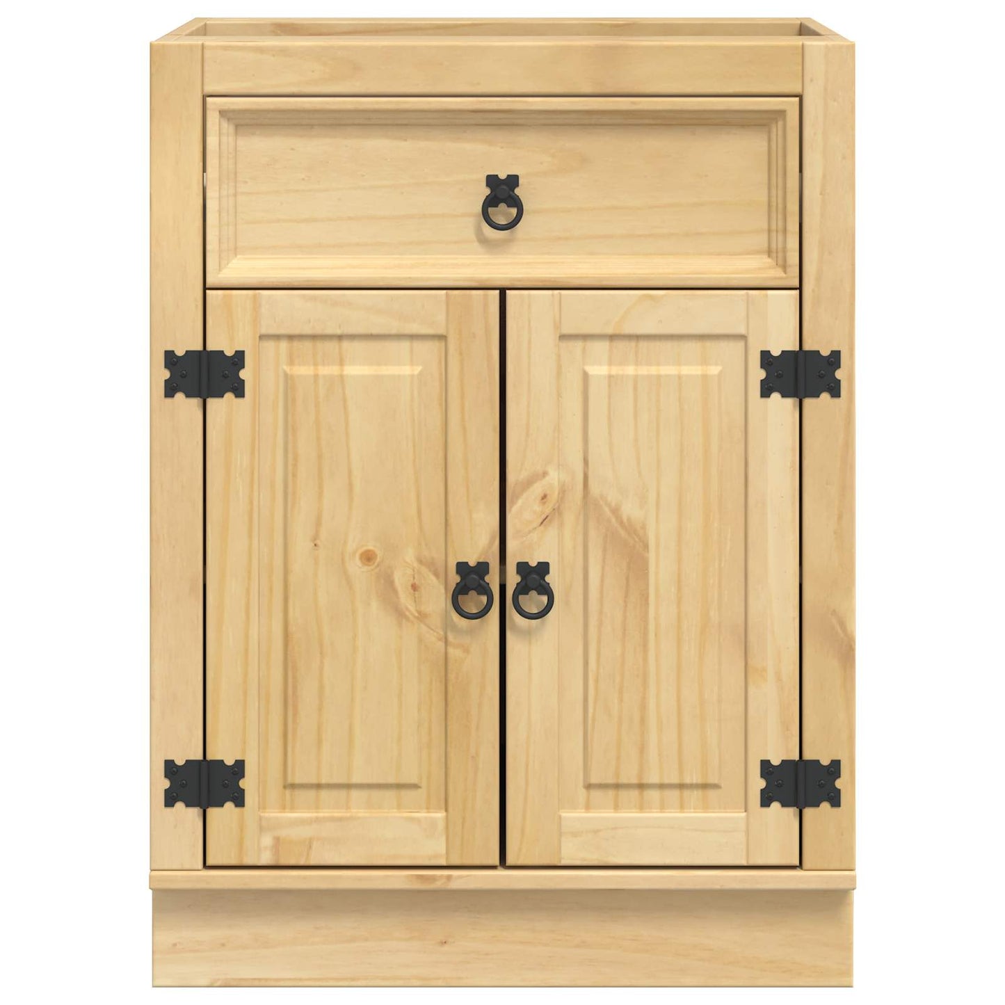 Armadietto SKI Marrone Miele 60 x 46 x 81,5 cm Pino massello | homemem39