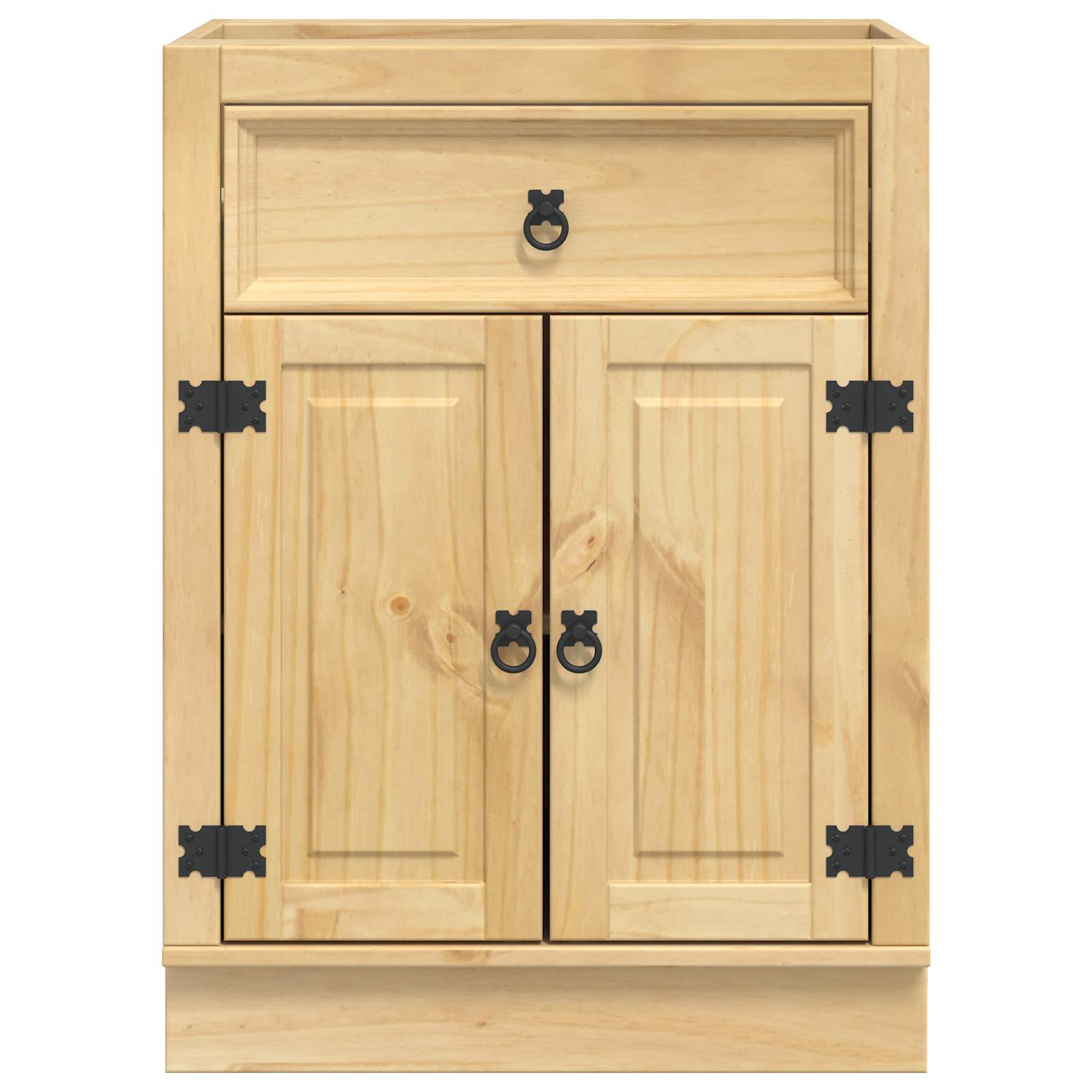 Armadietto SKI Marrone Miele 60 x 46 x 81,5 cm Pino massello | homemem39