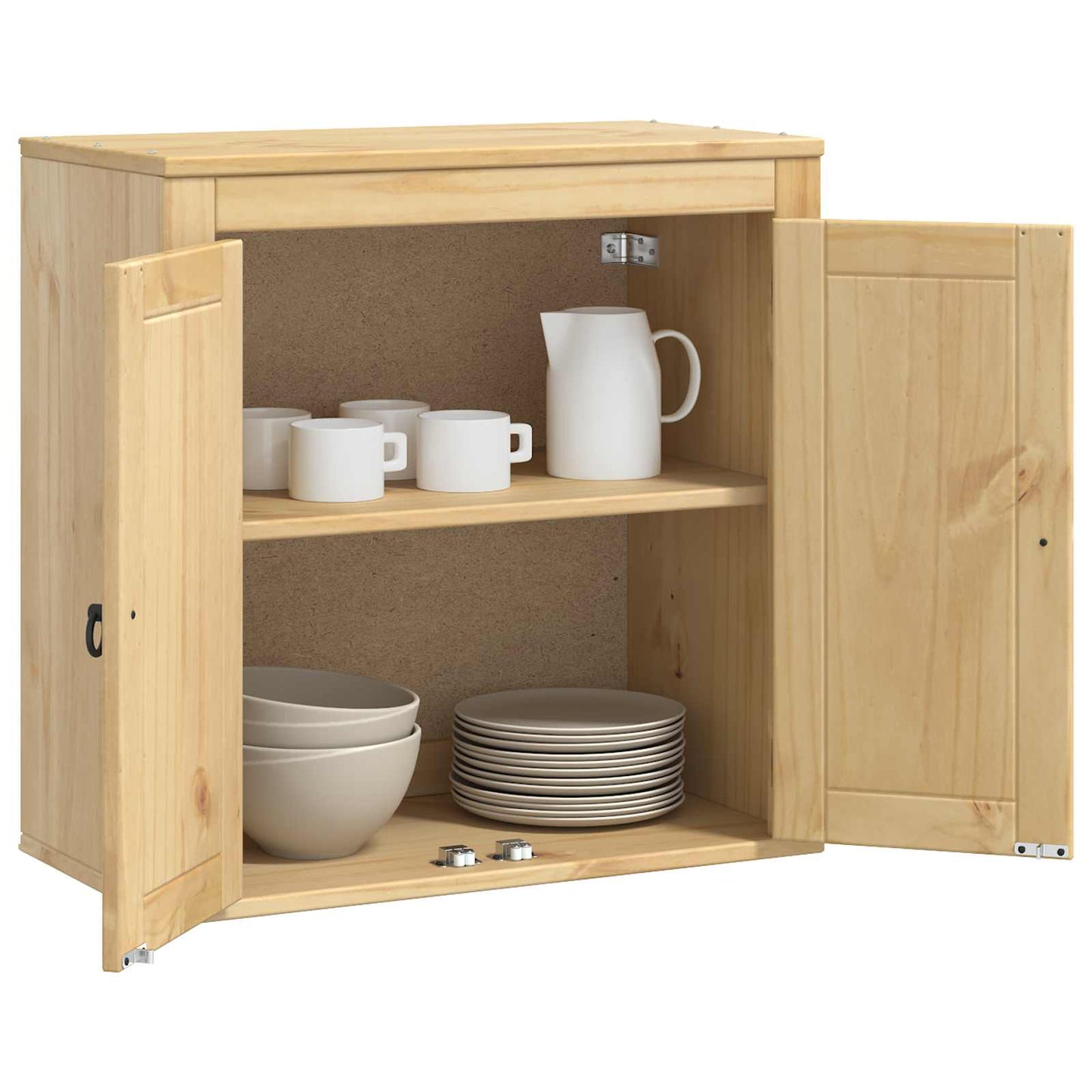 Armadietto SKI Marrone Miele 60 x 32 x 60 cm Pino massello | homemem39