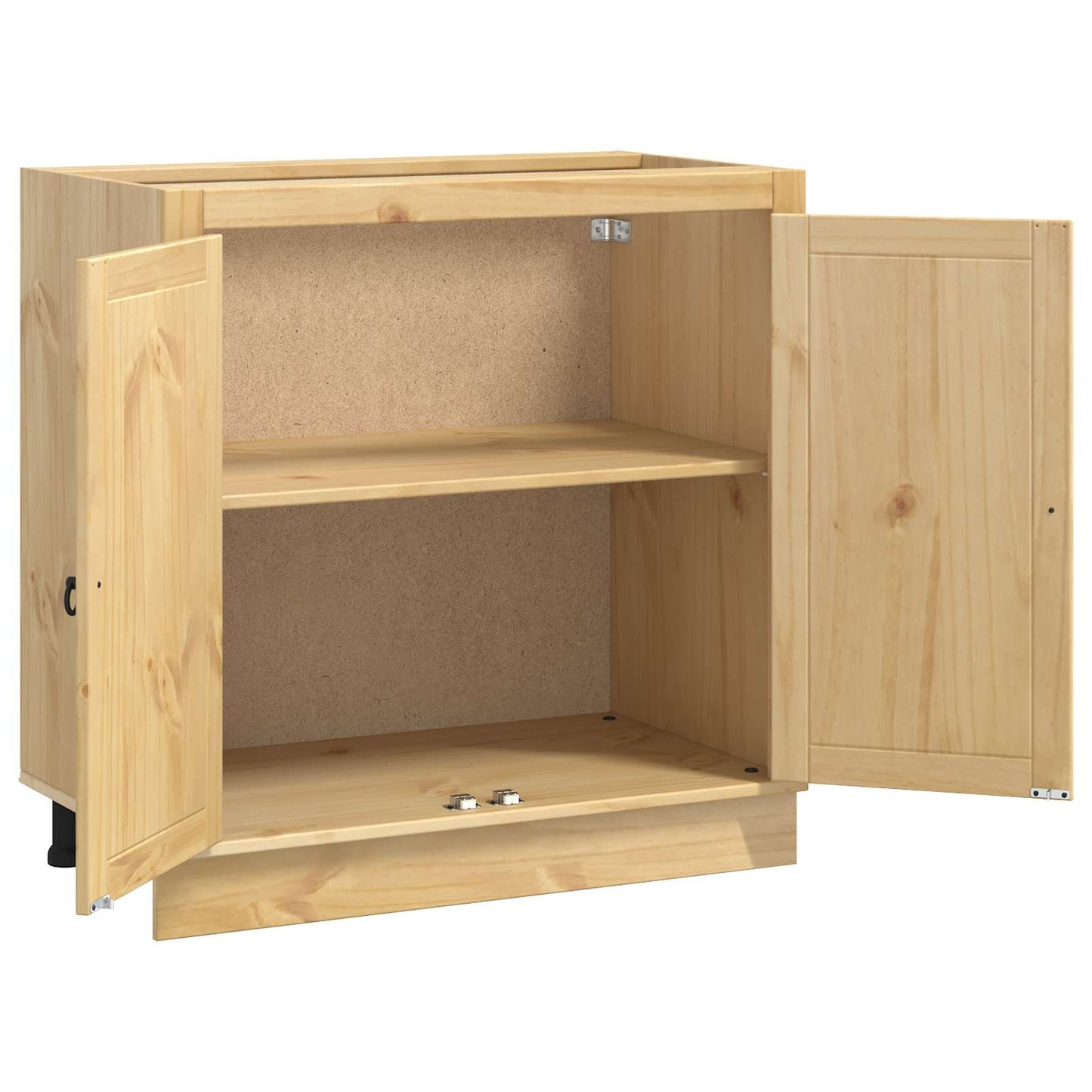 Armadietto SKI Marrone Miele 80 x 46 x 81,5 cm Pino massello | homemem39
