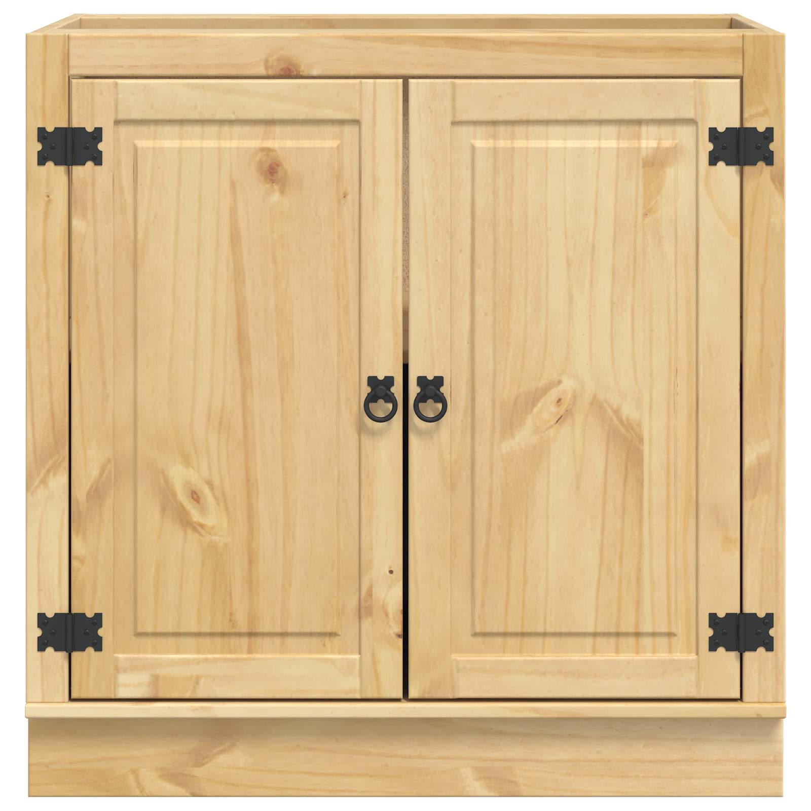 Armadietto SKI Marrone Miele 80 x 46 x 81,5 cm Pino massello | homemem39
