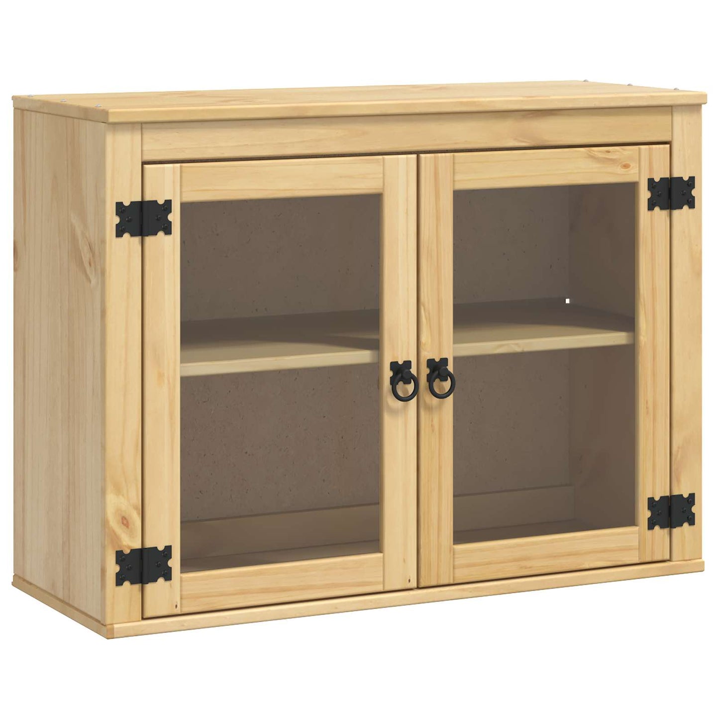 Armadietto SKI Marrone Miele 80 x 32 x 60 cm Pino massello | homemem39
