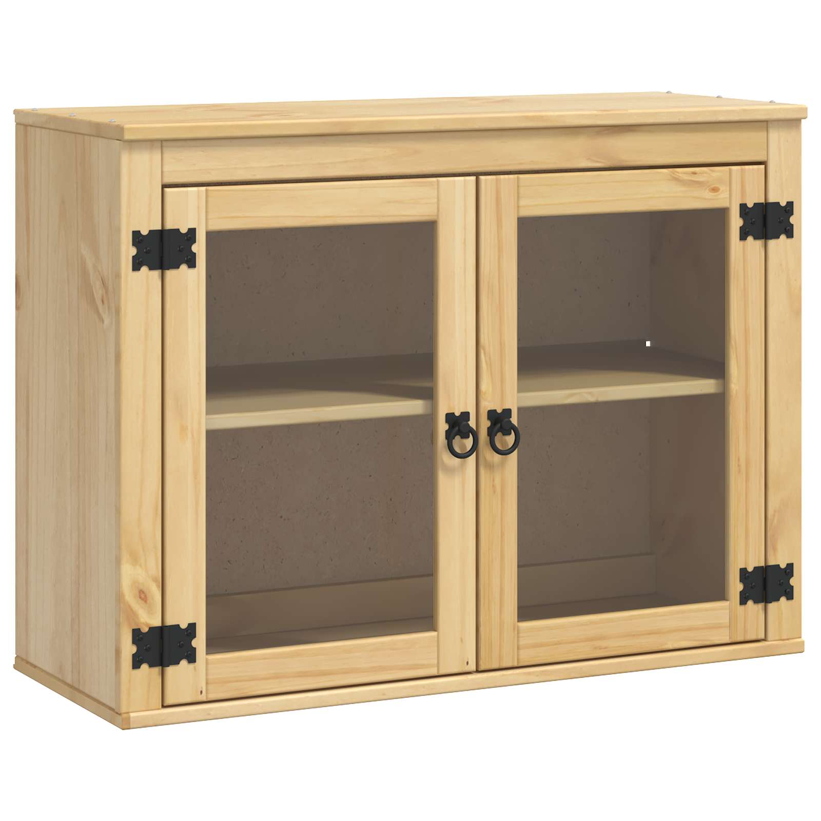 Armadietto SKI Marrone Miele 80 x 32 x 60 cm Pino massello | homemem39