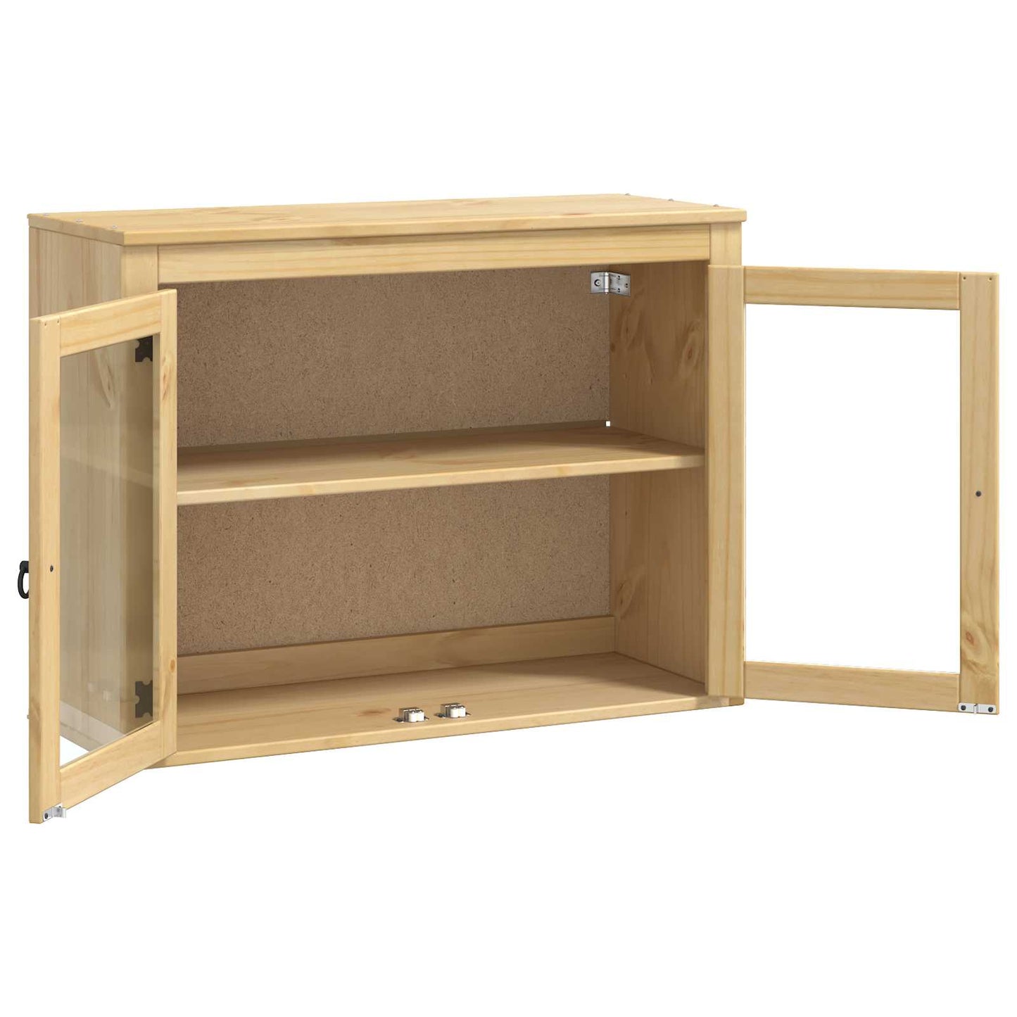 Armadietto SKI Marrone Miele 80 x 32 x 60 cm Pino massello | homemem39