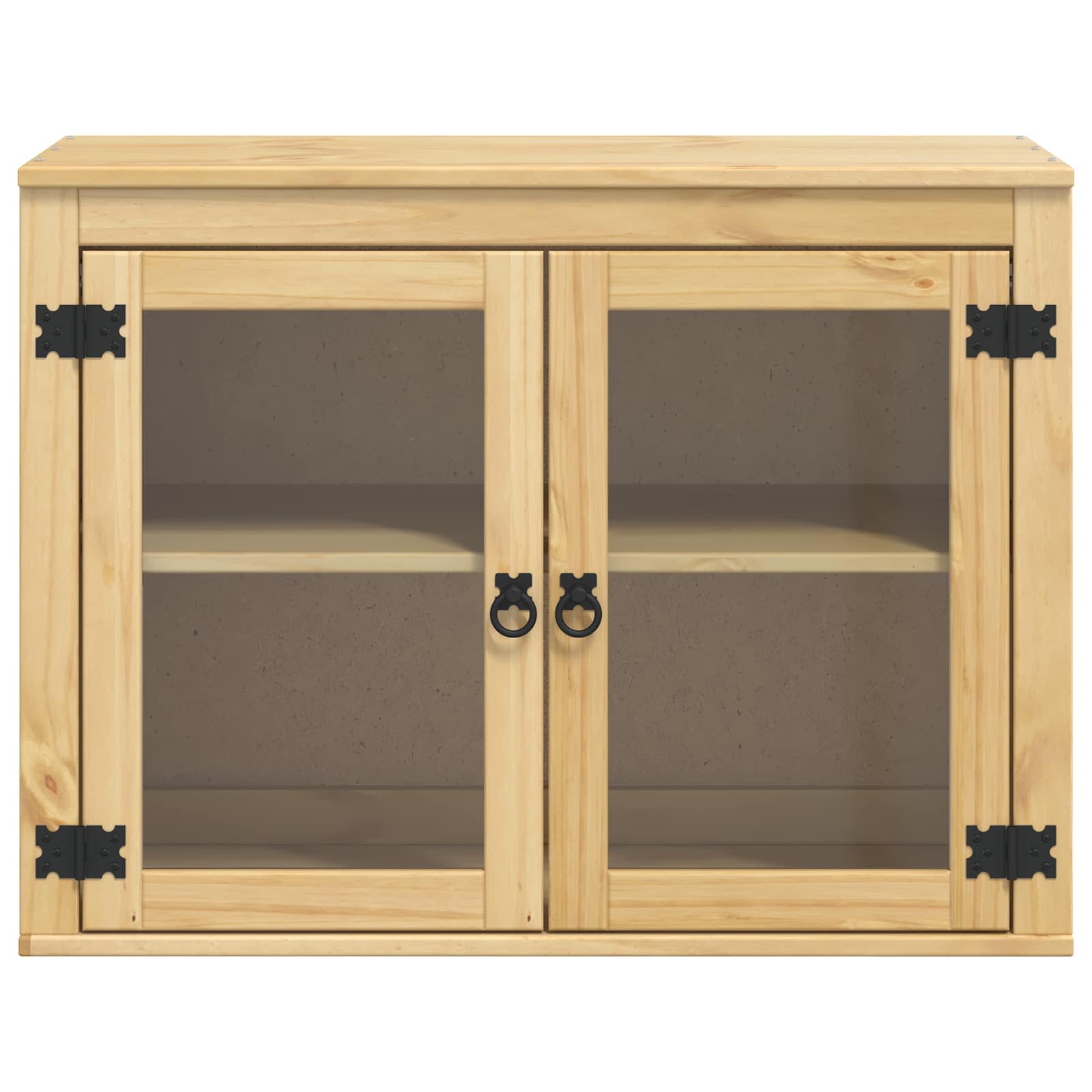 Armadietto SKI Marrone Miele 80 x 32 x 60 cm Pino massello | homemem39
