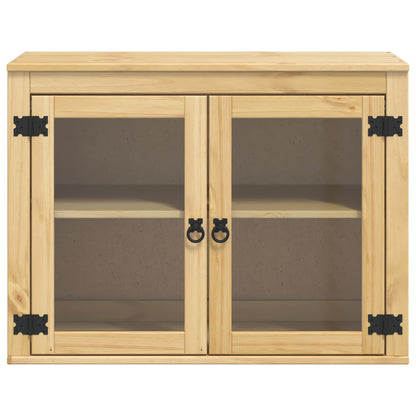 Armadietto SKI Marrone Miele 80 x 32 x 60 cm Pino massello | homemem39