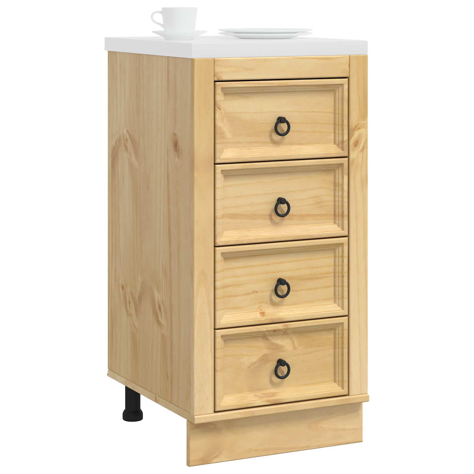 Armadietto SKI Marrone Miele 40 x 46 x 81 cm Pino massello | homemem39