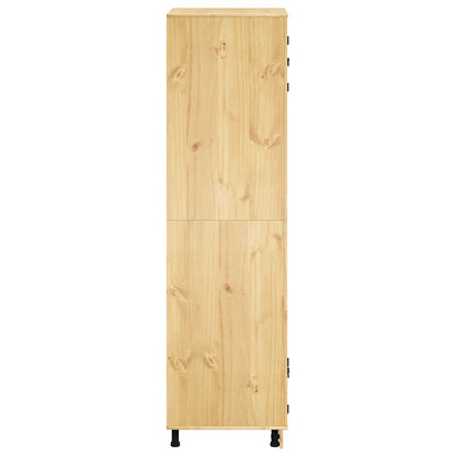 Armadietto SKI Marrone Miele 66 x 58 x 207 cm Pino massello | homemem39