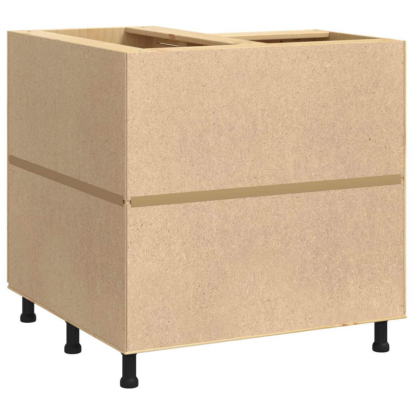 Armadietto SKI Marrone Miele 80 x 80 x 81 cm Pino massello | homemem39