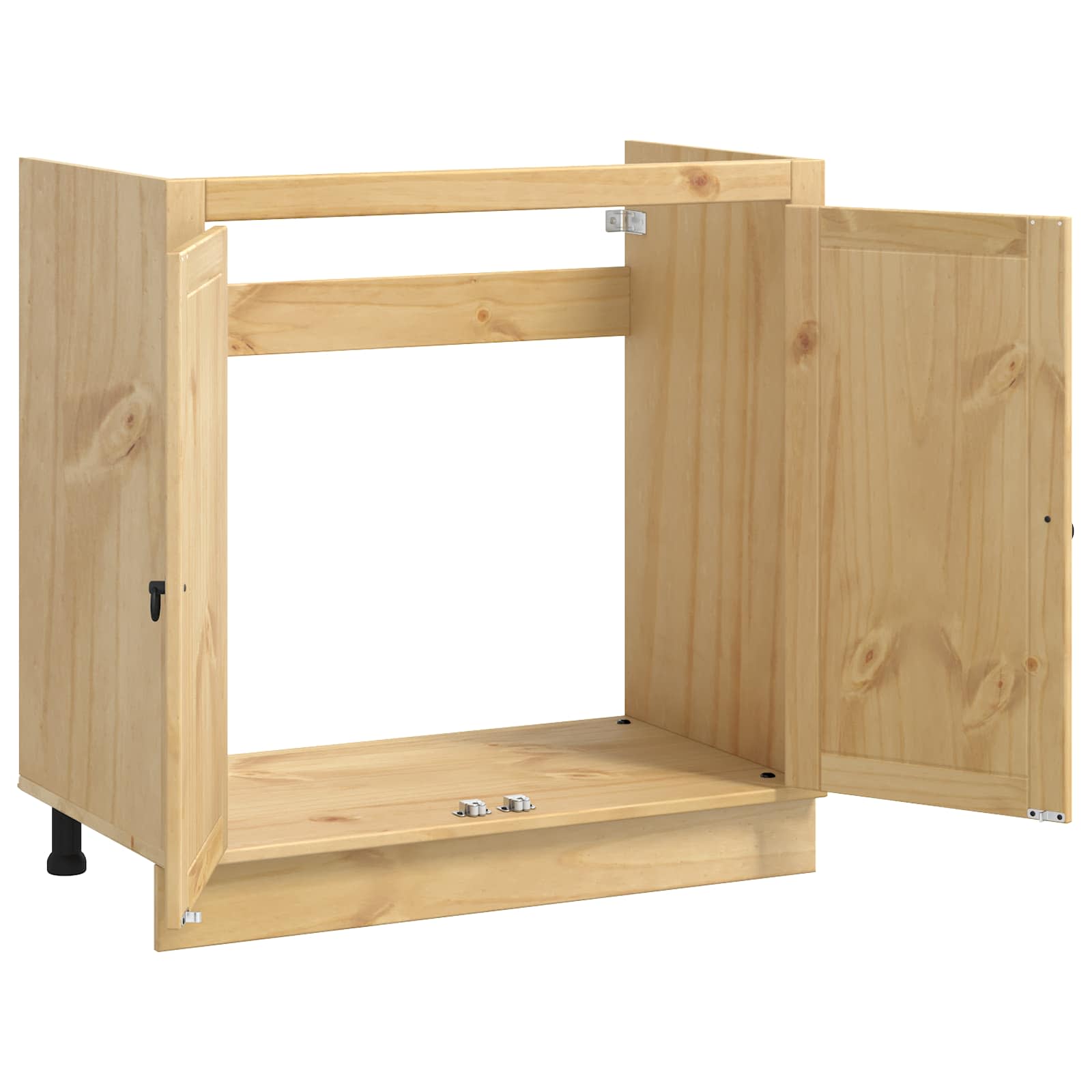 Armadietto SKI Marrone Miele 80 x 46 x 81 cm Pino massello | homemem39