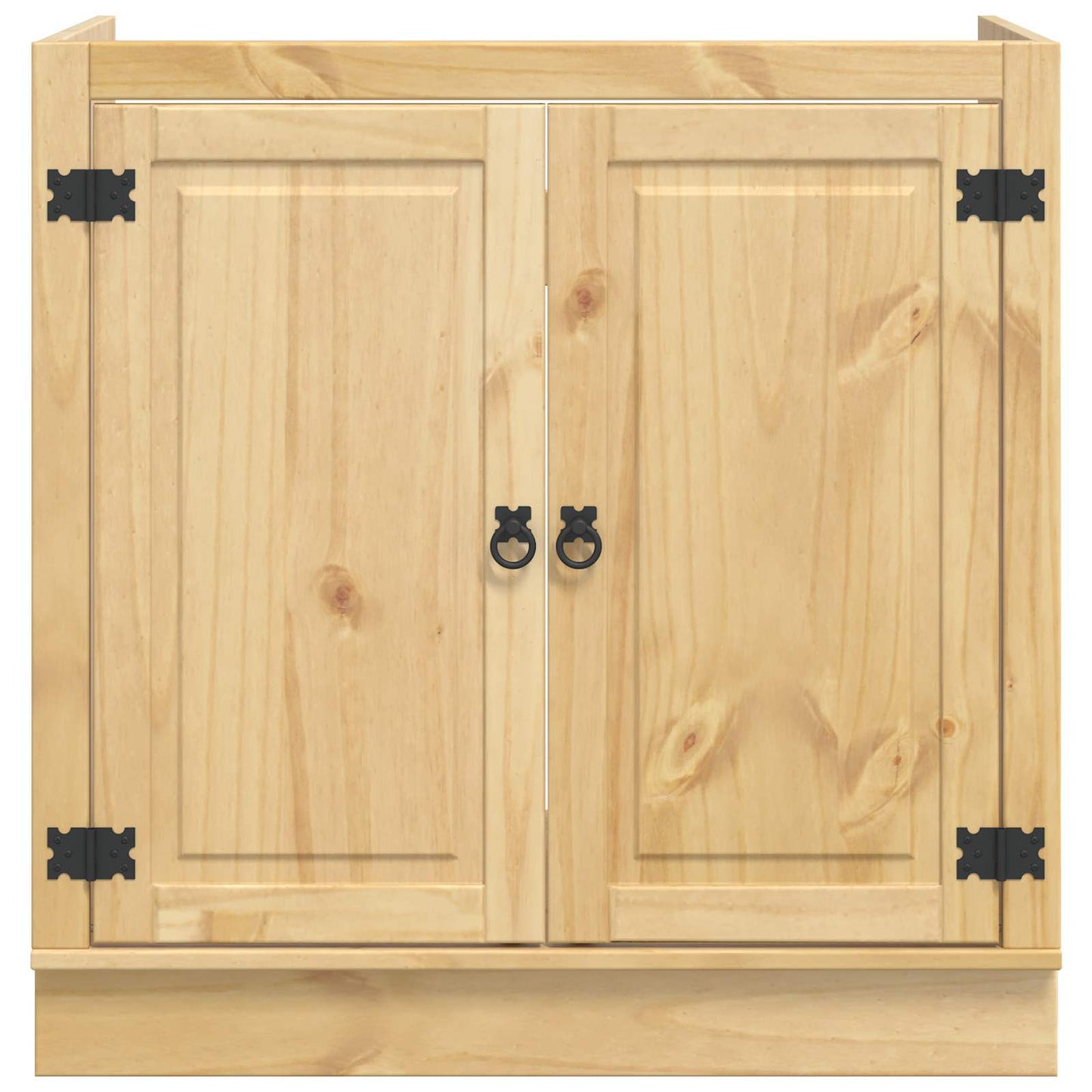 Armadietto SKI Marrone Miele 80 x 46 x 81 cm Pino massello | homemem39