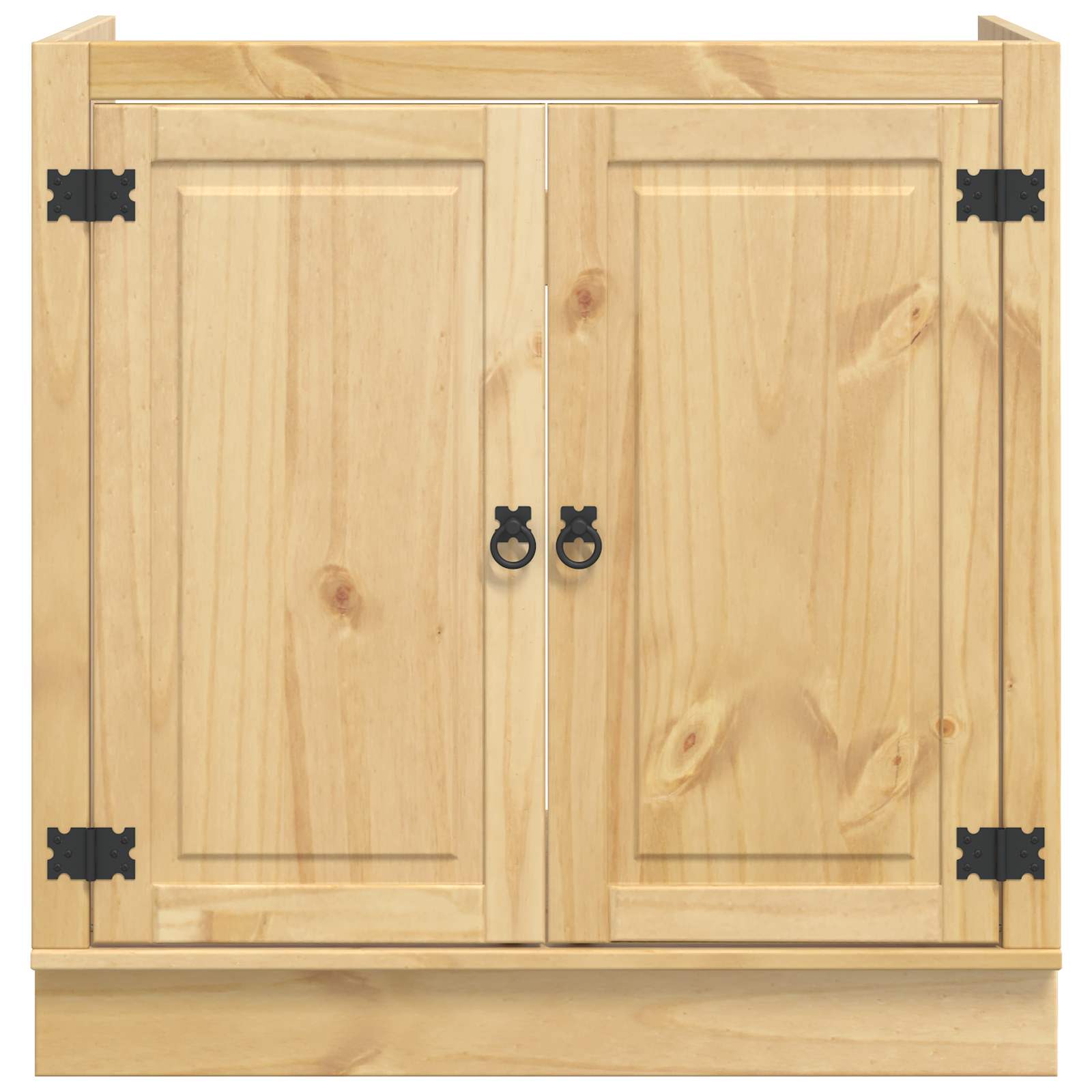Armadietto SKI Marrone Miele 80 x 46 x 81 cm Pino massello | homemem39