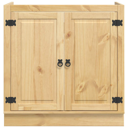 Armadietto SKI Marrone Miele 80 x 46 x 81 cm Pino massello | homemem39