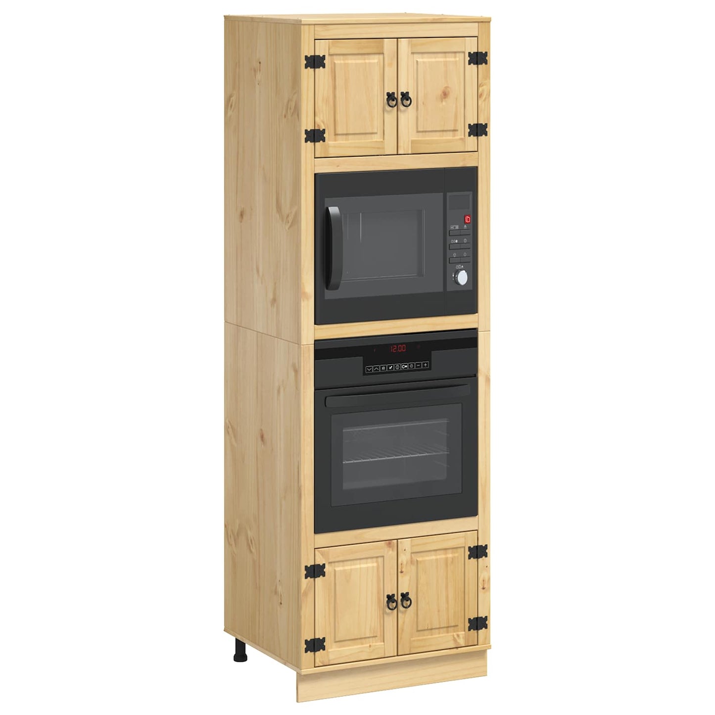 Armadietto SKI Marrone Miele 66 x 58 x 207 cm Pino massello