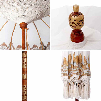 Parasol Balinese Crema (180-190) x 260 cm