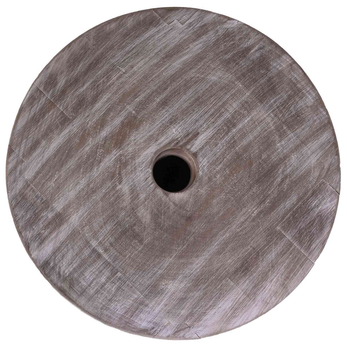 Base per ombrellone 23 kg Bianco lavato Legno Massello