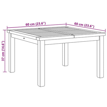 Tavolino da salotto Marrone 60 x 60 x 36 cm