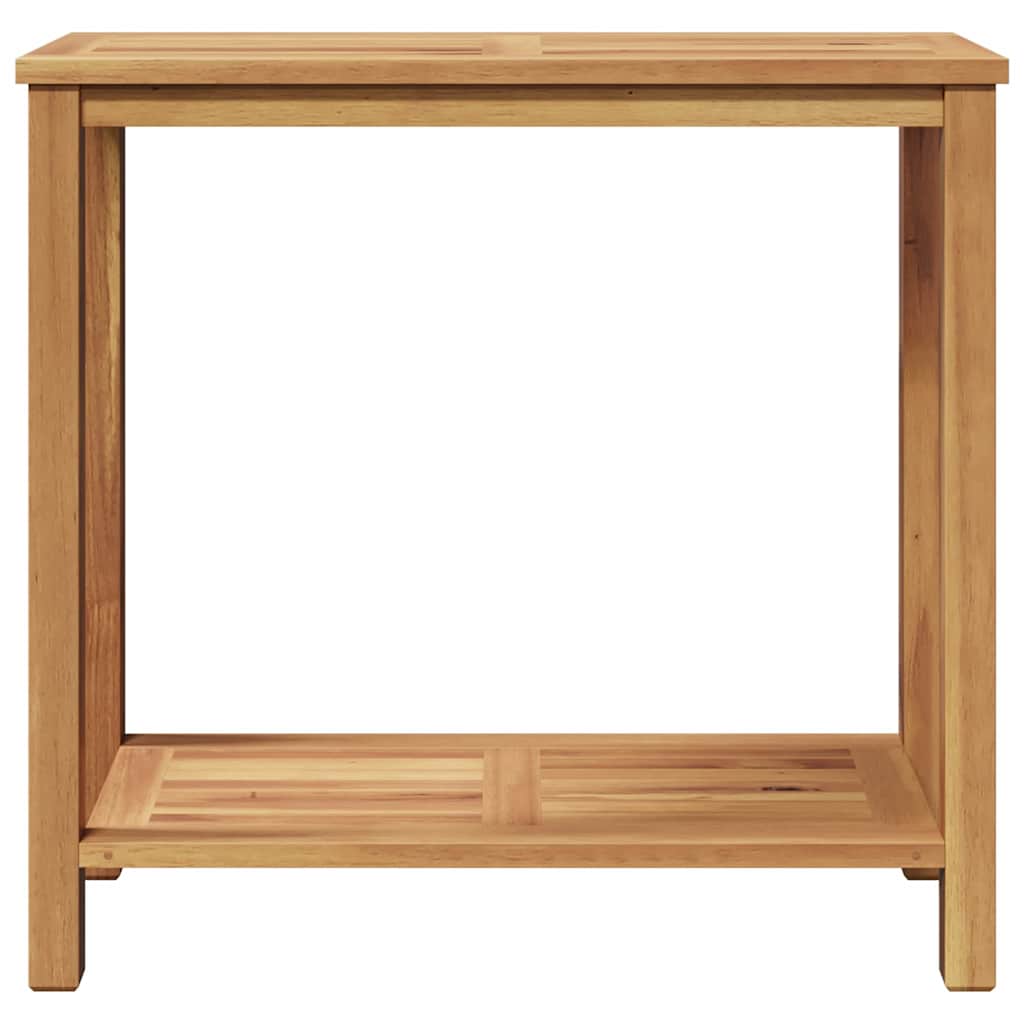 Tavolo consolle Marrone 80 x 35 x 75 cm Legno di teak solido | homemem39