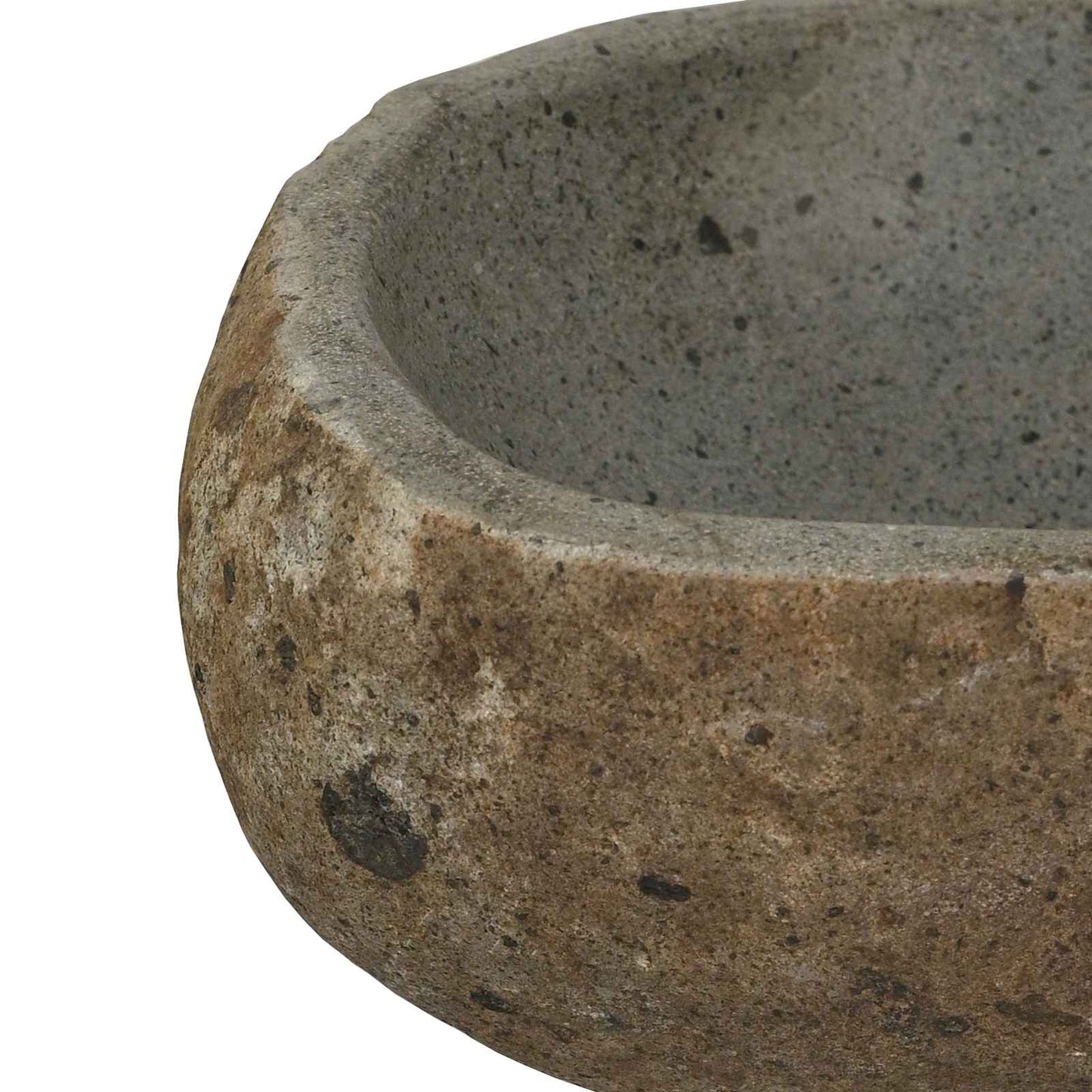 Basin in pietra fluviale (30-37) x (25-30) x 12 cm Pietra fiume | homemem39