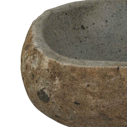 Basin in pietra fluviale (30-37) x (25-30) x 12 cm Pietra fiume | homemem39