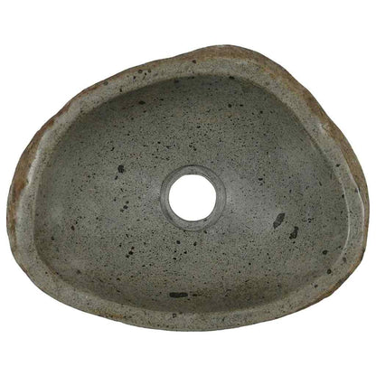 Lavabo Grigio chiaro (30-37) x (25-30) x 12 cm Pietra di Fiume
