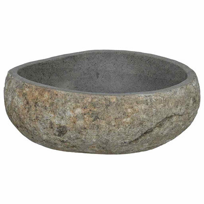 Lavabo Grigio chiaro (38-45) x (30-35) x 15 cm Pietra di Fiume