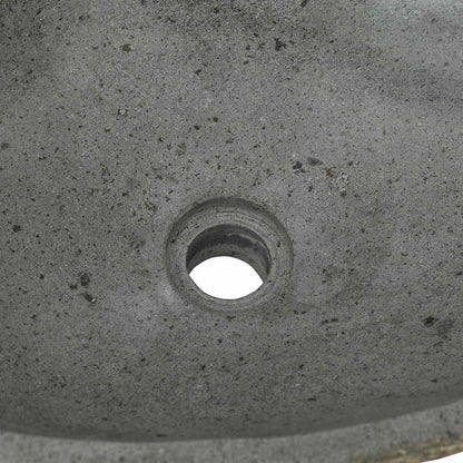 Basin in pietra fluviale Grigio chiaro 52 x 40 x 15 cm | homemem39