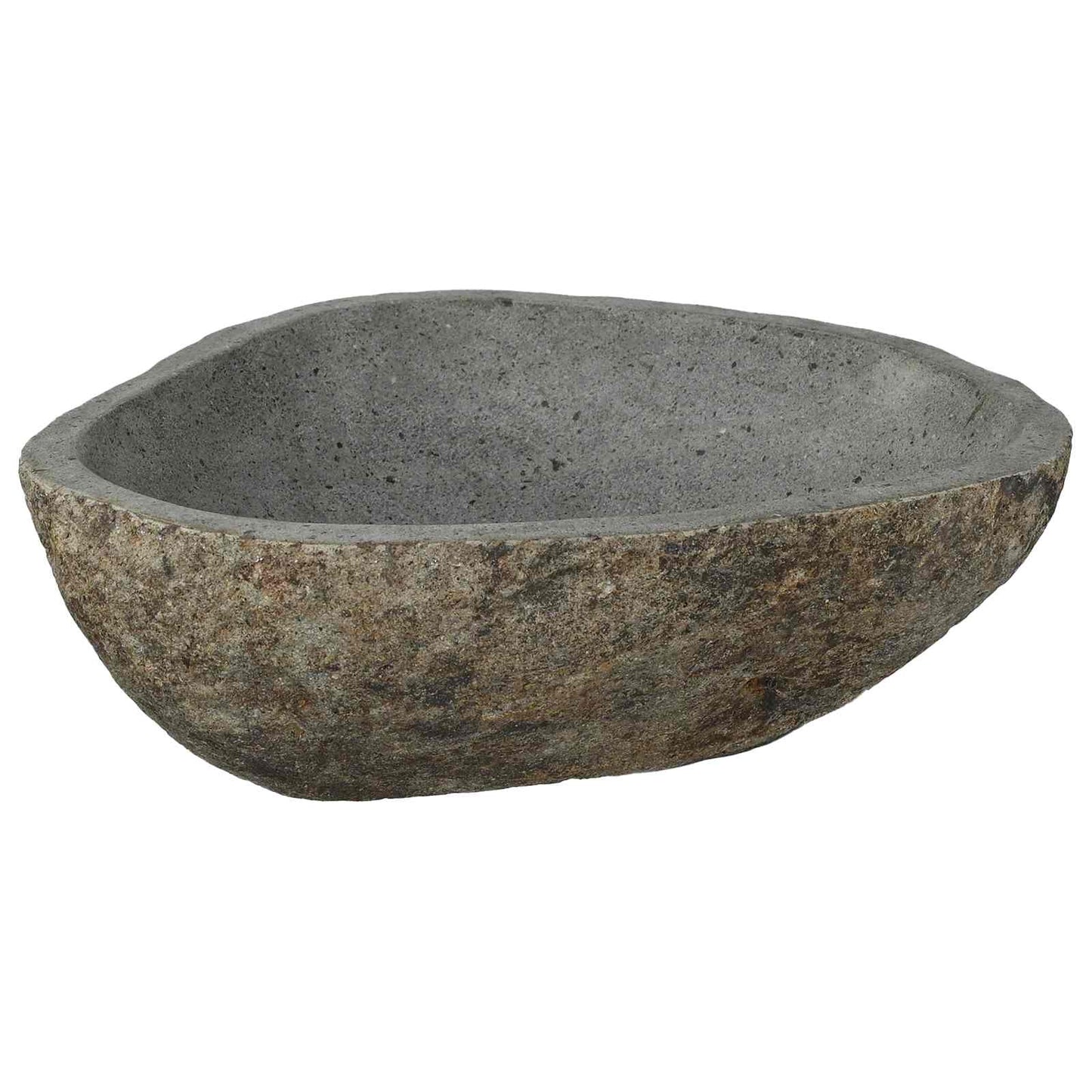 Basin in pietra fluviale Grigio chiaro 52 x 40 x 15 cm | homemem39