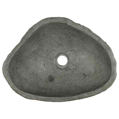 Lavabo Grigio chiaro (46-52) x (35-40) x 15 cm Pietra di Fiume
